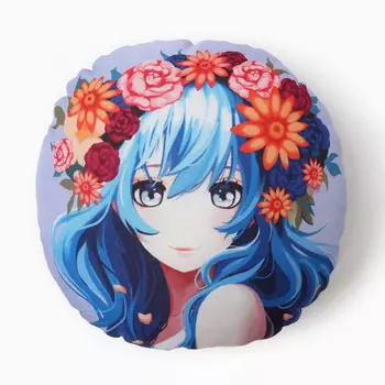 Подушка декоративная круглая