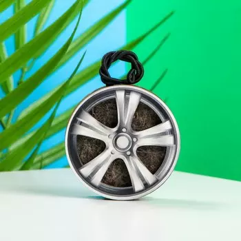 Подвеска автомобильная grand caratt диск, дерево, войлок