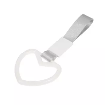 Подвеска цурикава, jdm, сердце, белый