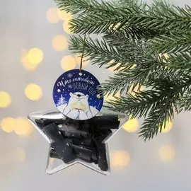 Елочная игрушка с пожеланиями