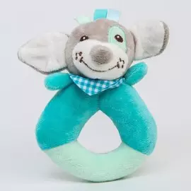 Погремушка мягкая на кольце крошка я