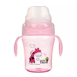 Поильник детский с мягким носиком, 240 мл, от 5 мес., цвет розовый
