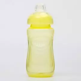 Поильник детский с мягким носиком, 300 мл., цвет желтый