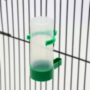 Поилка/кормушка для птиц 10.53.5 см, 90 мл, зеленая
