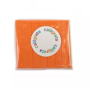 Полимерная глина calligrata 50 г, оранжевая