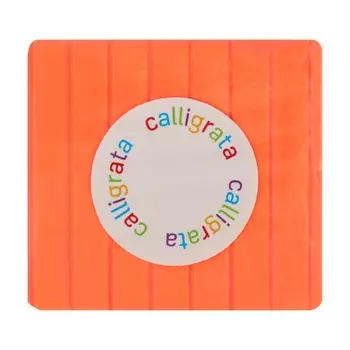 Полимерная глина calligrata sh-64, 50 г, флюоресцентная, персиковая