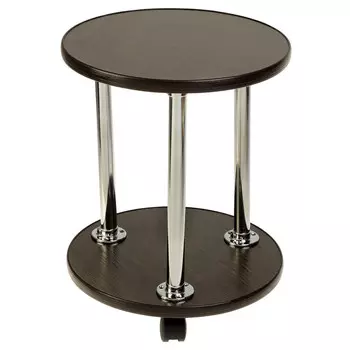 Полка для цветов персона-5, на колесах, венге