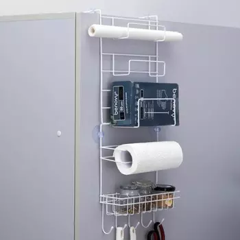 Полка для кухни подвесная доляна, белая