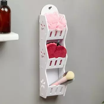 Полка для ванной комнаты, 11943 мм, цвет белый