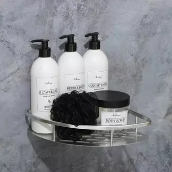 Полка угловая, 22225 см, алюминий