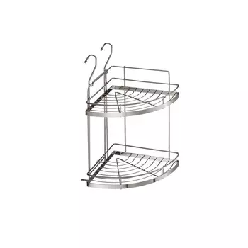 Полка угловая двухъярусная малая