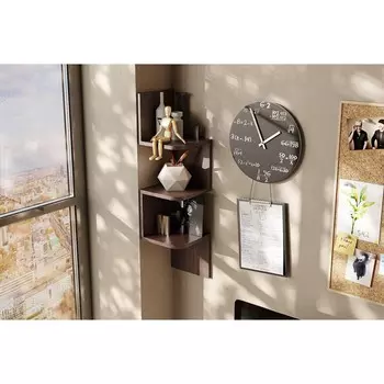 Полка угловая лофт, 225х225х850, венге