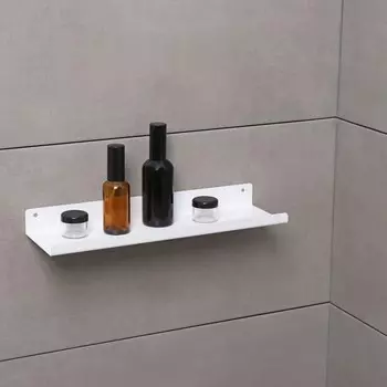 Полка в ванную лофт, 35010030 мм, цвет белый