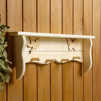 Полка-вешалка