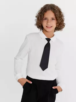 Поло для мальчиков в белом цвете