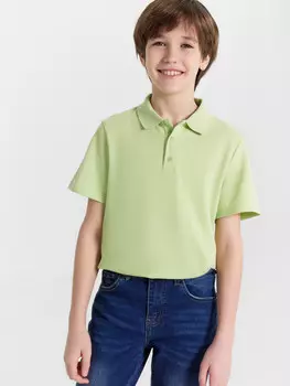 Поло для мальчиков желтое