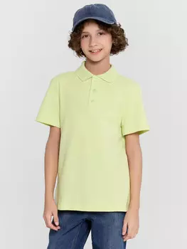 Поло для мальчиков желтое