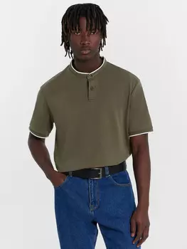 Поло мужское хаки