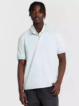 Поло мужское голубое