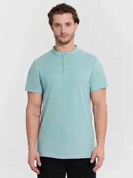 Поло мужское голубое