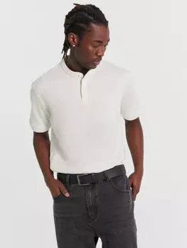 Поло мужское кремовое