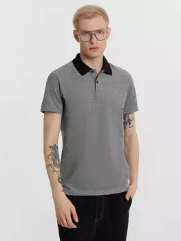 Поло мужское серое