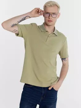 Поло мужское в цвете хаки