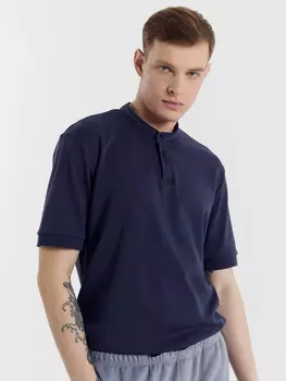 Поло мужское в синем цвете