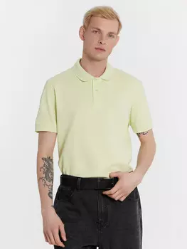 Поло мужское желтое
