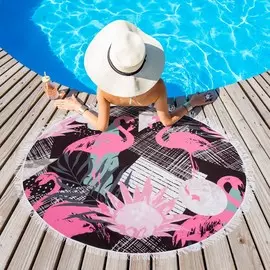 Полотенце пляжное круглое