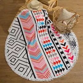 Полотенце пляжное круглое