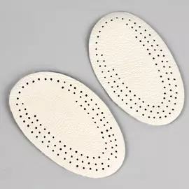 Полустельки для обуви, дышащие, пара, цвет белый