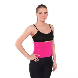 Пояс согревающий 38-42см, цвет фуксия