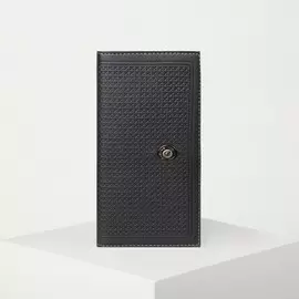 Портмоне без застёжки, цвет чёрный