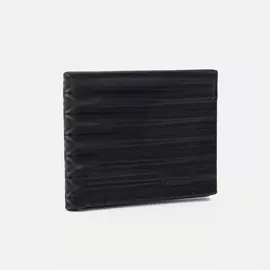 Портмоне мужское без застежки, для купюр, для карт, цвет черный