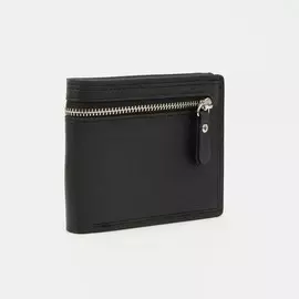 Портмоне без застёжки, для купюр, для карт, цвет чёрный