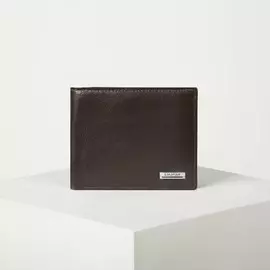 Портмоне без застёжки, цвет коричневый