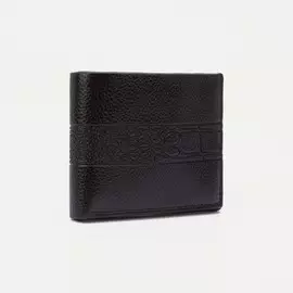 Портмоне мужское без застежки, отдел для купюр, для карт, цвет коричневый