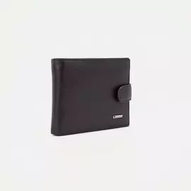 Портмоне на кнопке, для купюр, для карт, для монет, цвет коричневый