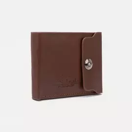 Портмоне на магните, для купюр, для карт, цвет коричневый