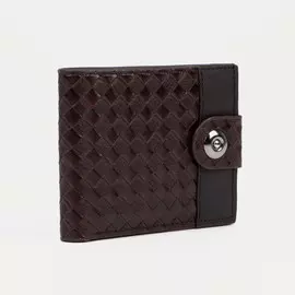 Портмоне на магните, цвет коричневый