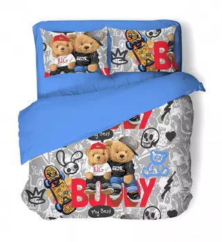 Постельное белье 1,5 сп