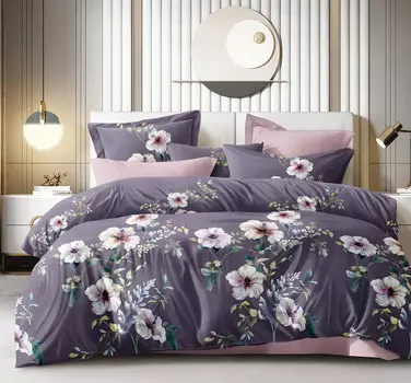 Постельное белье 1,5 сп (2 нав. 50х70)