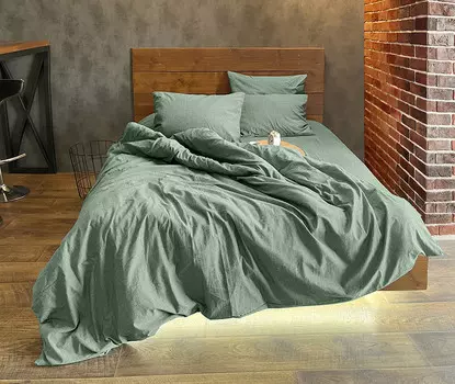 Постельное белье 1,5 сп (2 нав)