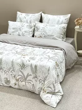 Постельное белье 1,5 сп (2 нав)