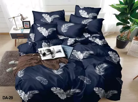 Постельное белье 2/0 спальный с евро простыней