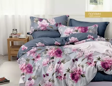 Постельное белье 2-х сп с Евро прост. на резинке