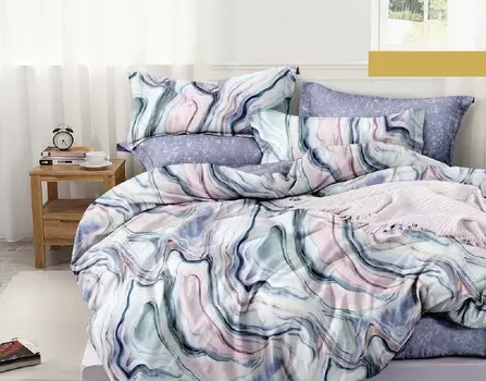 Постельное белье 2-х сп с Евро прост. на резинке