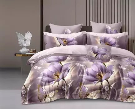 Постельное белье 2-х сп с Евро прост. на резинке