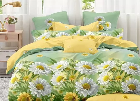 Постельное белье 2-х сп с Евро прост. на резинке